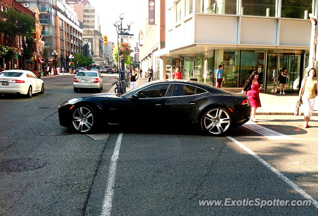 Fisker Karma spotted in Toronto, Canada
