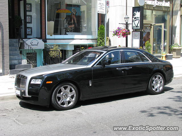 Rolls Royce Ghost spotted in Toronto, Canada