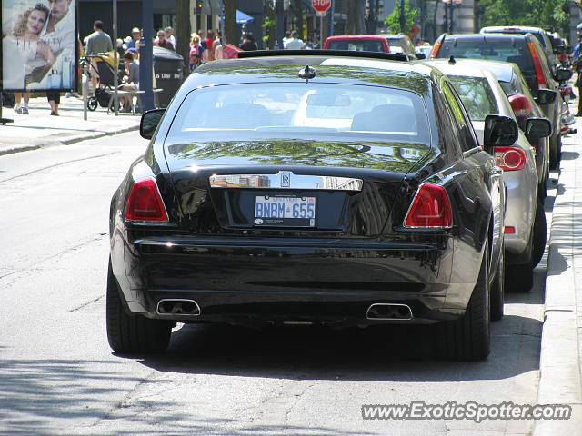Rolls Royce Ghost spotted in Toronto, Canada