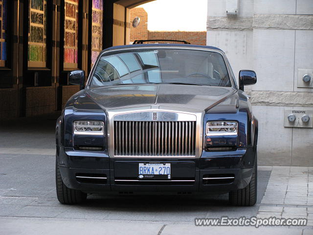 Rolls Royce Phantom spotted in Toronto, Canada