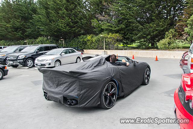 Jaguar XKR-S spotted in Pebble Beach, California