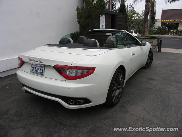 Maserati GranCabrio spotted in Universal city, California