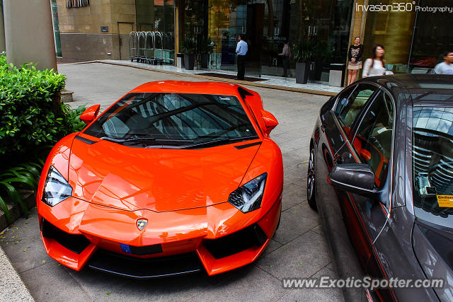 Lamborghini Aventador spotted in Kuala Lumpur, Malaysia