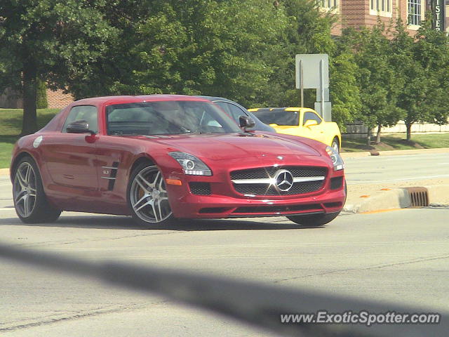 Mercedes SLS AMG spotted in Indianapolis, Indiana