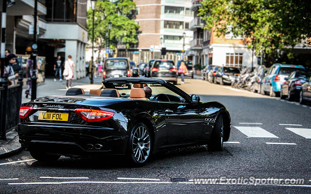 Maserati GranCabrio spotted in London, United Kingdom