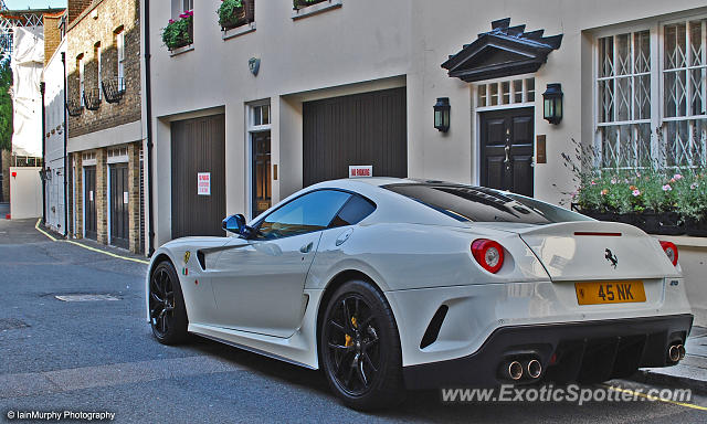 Ferrari 599GTO spotted in London, United Kingdom