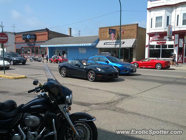 Ferrari California spotted in Lake Mills, Wisconsin