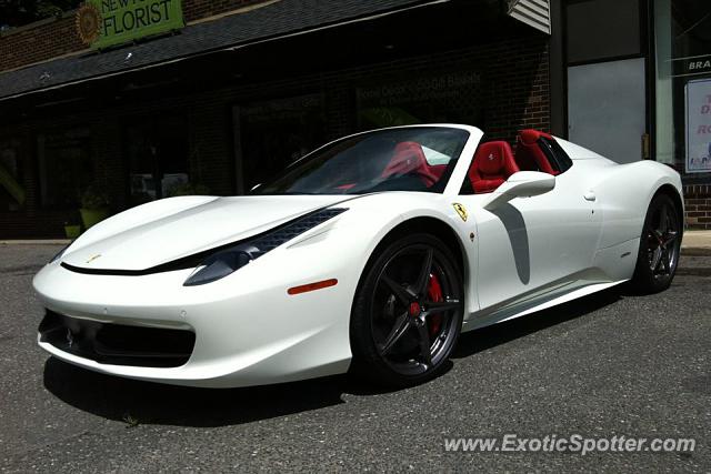 Ferrari 458 Italia spotted in Newtown, Connecticut