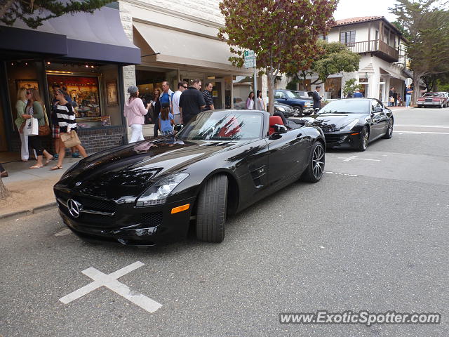Mercedes SLS AMG spotted in Carmel, California