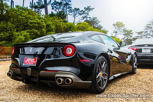 Ferrari F12 spotted in Pebble Beach, California