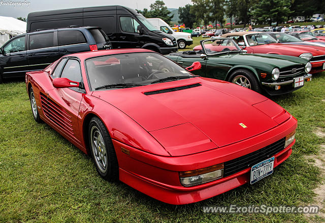 Ferrari Testarossa spotted in Lakeville, Connecticut