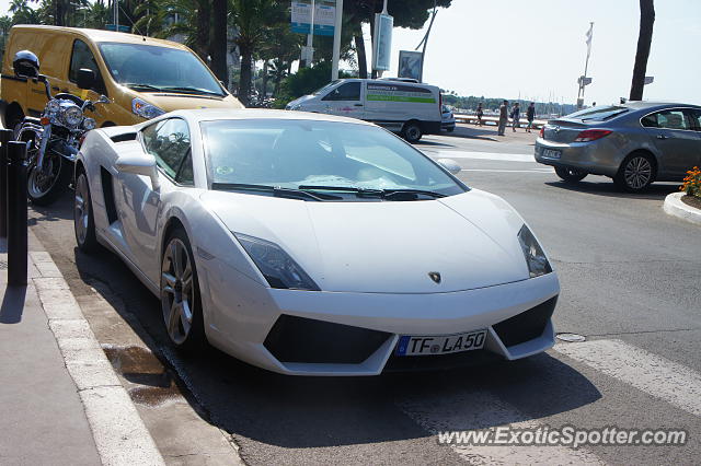 Lamborghini Gallardo spotted in Cannes, France