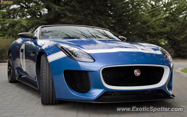 Jaguar XKR-S spotted in Pebble Beach, California