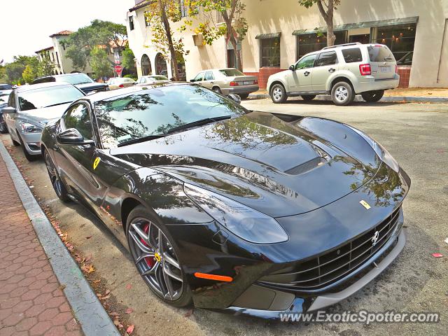Ferrari F12 spotted in Carmel, California