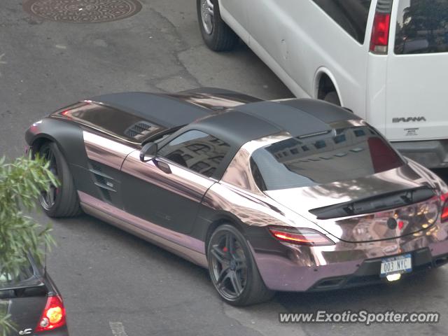 Mercedes SLS AMG spotted in New York, New York