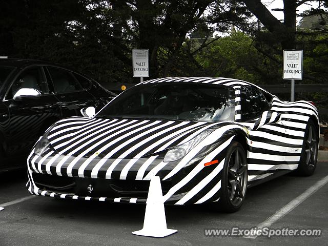 Ferrari 458 Italia spotted in Carmel, California