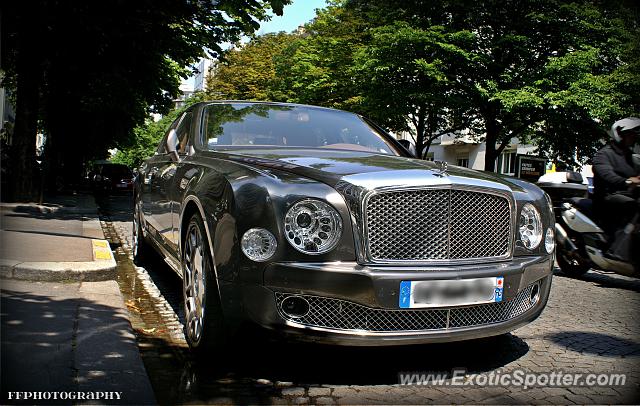 Bentley Mulsanne spotted in Paris, France