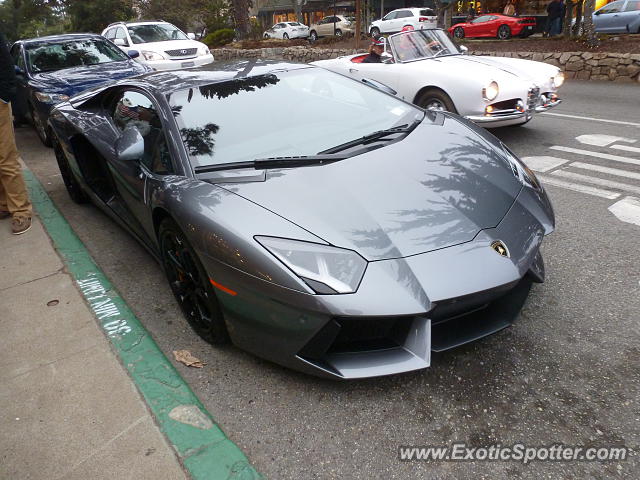 Lamborghini Aventador spotted in Carmel, California