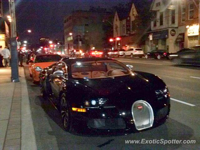 Bugatti Veyron spotted in Toronto, Canada