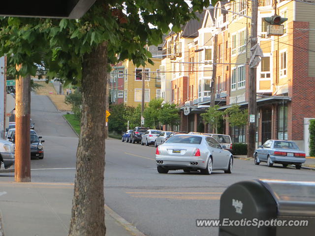 Maserati Quattroporte spotted in Seattle, Washington