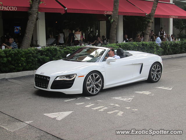 Audi R8 spotted in Miami Beach, Florida