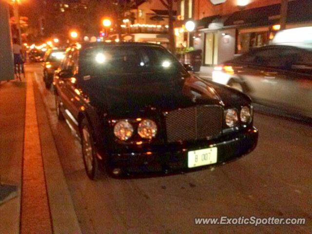 Bentley Arnage spotted in Toronto, Canada