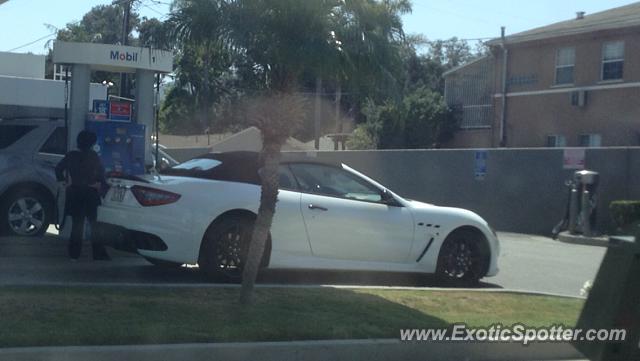 Maserati GranCabrio spotted in Beverly hills, California