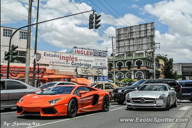 Lamborghini Aventador spotted in Mexico City, Mexico