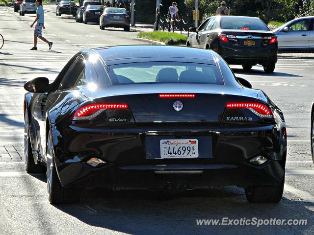 Fisker Karma spotted in Newark, Delaware