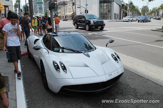 Pagani Huayra spotted in Beverly Hills, California