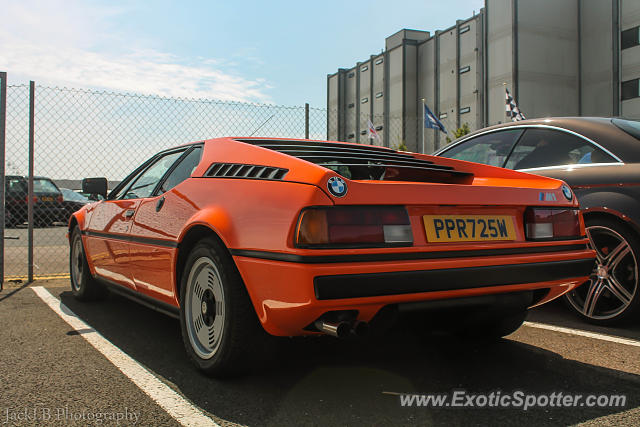 BMW M1 spotted in Silverstone, United Kingdom