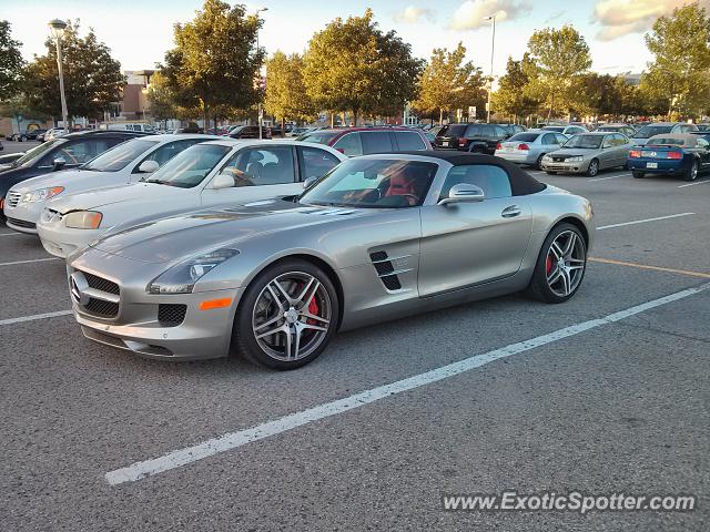 Mercedes SLS AMG spotted in Laval, Canada