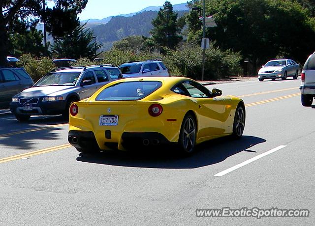 Ferrari F12 spotted in Carmel, California