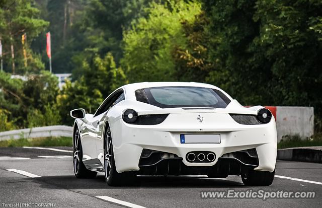 Ferrari 458 Italia spotted in Hockenheim, Germany
