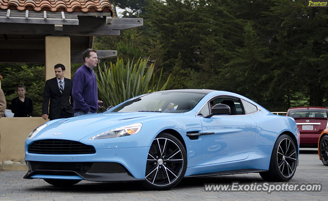 Aston Martin Vanquish spotted in Pebble Beach, California