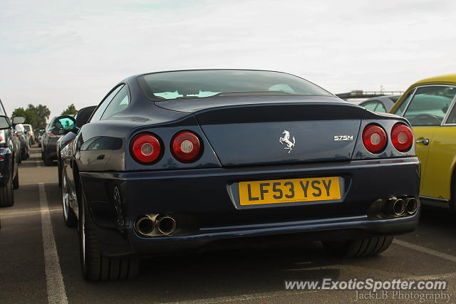 Ferrari 575M spotted in Silverstone, United Kingdom