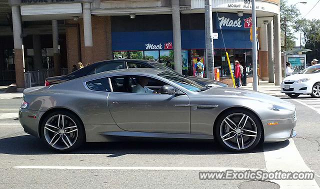 Aston Martin DB9 spotted in Toronto, Canada