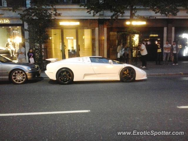 Bugatti EB110 spotted in London, United Kingdom