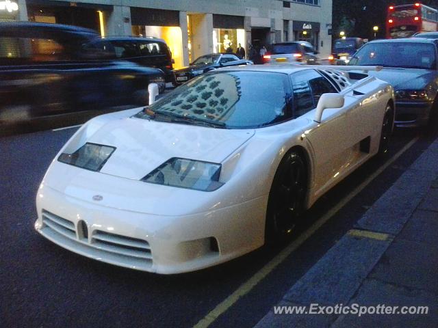 Bugatti EB110 spotted in London, United Kingdom