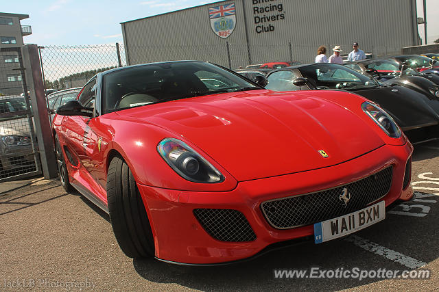Ferrari 599GTO spotted in Silverstone, United Kingdom