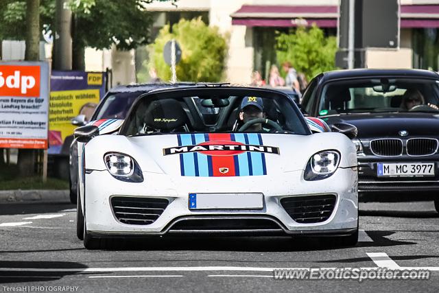 Porsche 918 Spyder spotted in Munich, Germany