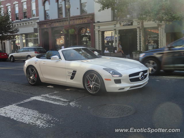 Mercedes SLS AMG spotted in Red Bank, New Jersey