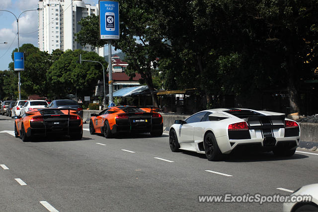 Lamborghini Murcielago spotted in Penang, Malaysia