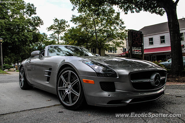 Mercedes SLS AMG spotted in Pound Ridge, New York