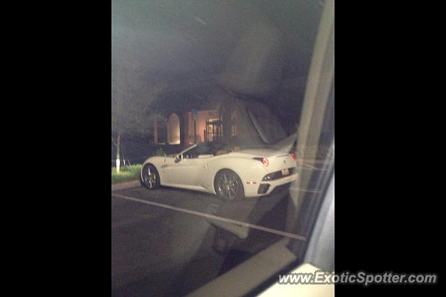 Ferrari California spotted in West Palm Beach, Florida