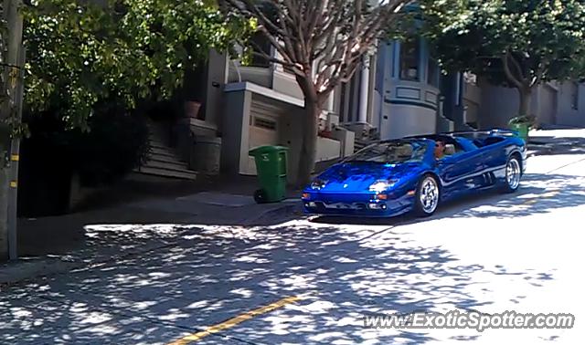 Lamborghini Diablo spotted in San Francisco, California