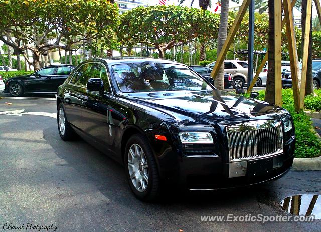Rolls Royce Ghost spotted in Miami Beach, Florida