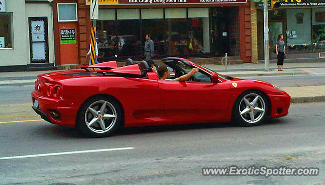 Ferrari 360 Modena spotted in Toronto, Canada