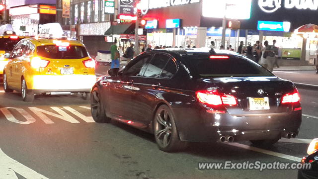 BMW M5 spotted in New York, United States