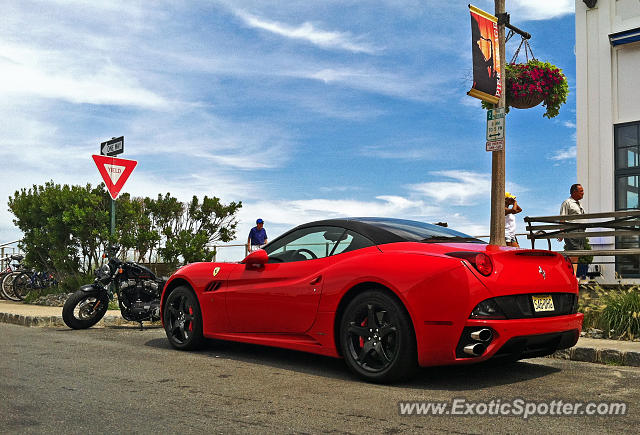 Ferrari California spotted in Long Branch, New Jersey